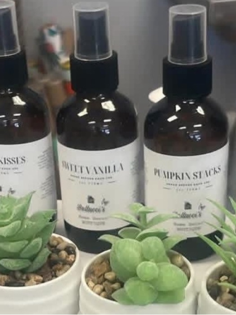 Bellucci's Scented Room Spray - White Vanilla (Brown Bottle)